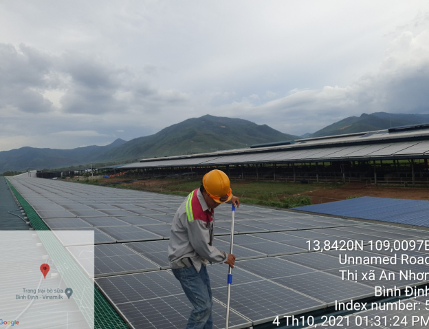 DỰ ÁN ĐIỆN NĂNG LƯỢNG MẶT TRỜI VINAMILK - BÌNH ĐỊNH